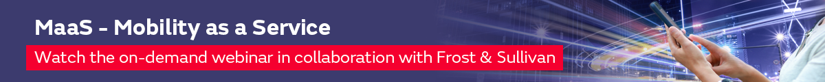 MaaS- Mobility as a Service. Watch the on-demand webinar in collaboration with Frost & Sulivan.